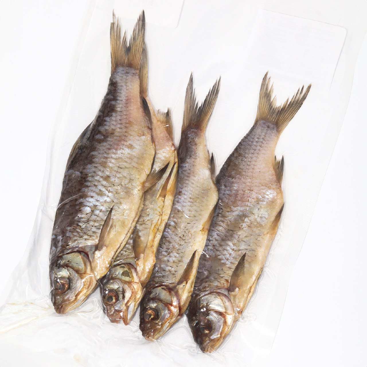 Dried roach with head gutted